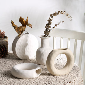 Scandinavian  Simple Primitive Ceramics Vases Ornaments