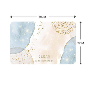 Diatom Mud Home Bathroom Absorbent Floor Mat