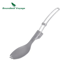 Titanium  Spoon Fork Knife  Spoon Fork Knife Cutlery