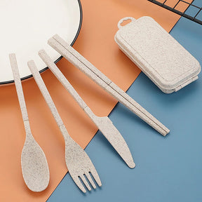 Plastic Knife Fork Spoon Chopsticks Set