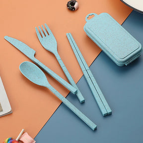 Plastic Knife Fork Spoon Chopsticks Set